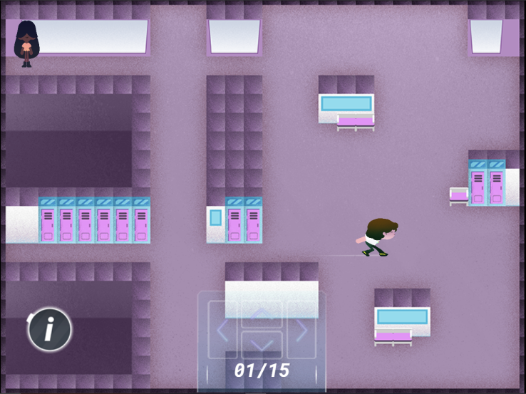 Escuela de Superheroes Screenshot del juego tipo Ice Puzzle